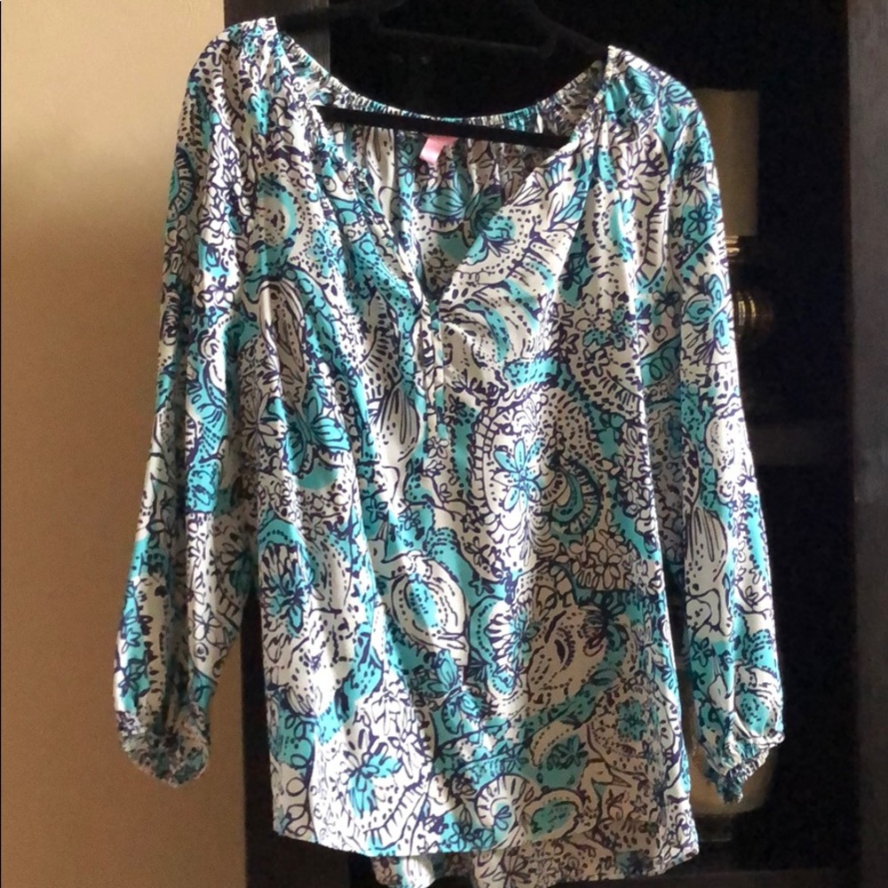 Lilly Pulitzer silk blouse